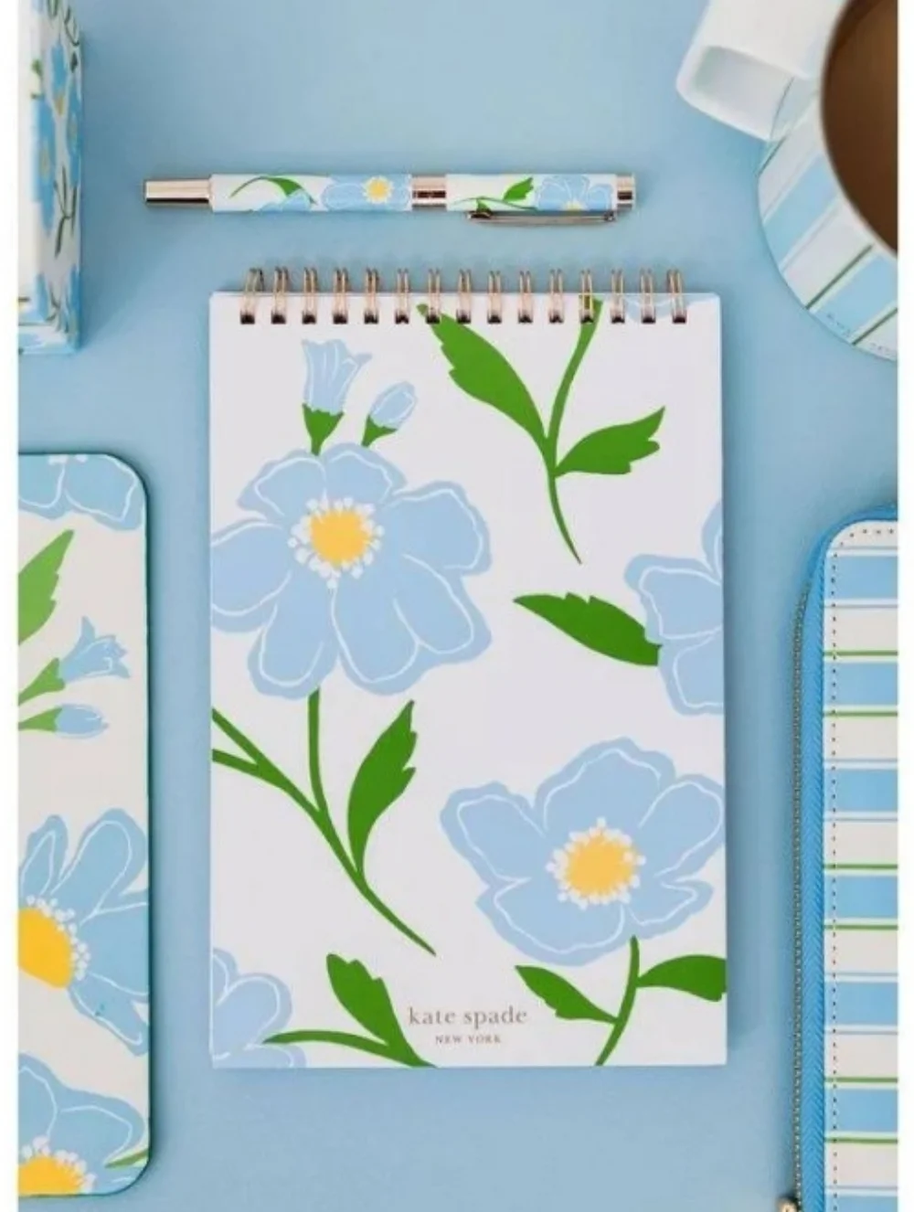 kate spade NEW YORK Ballpoint Pen Sunshine Floral BRAND-NEW w/tag/box